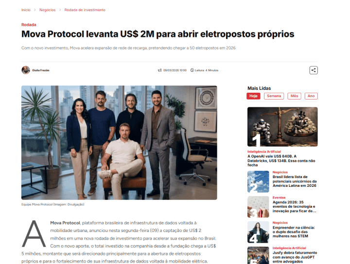 Mova no Startups