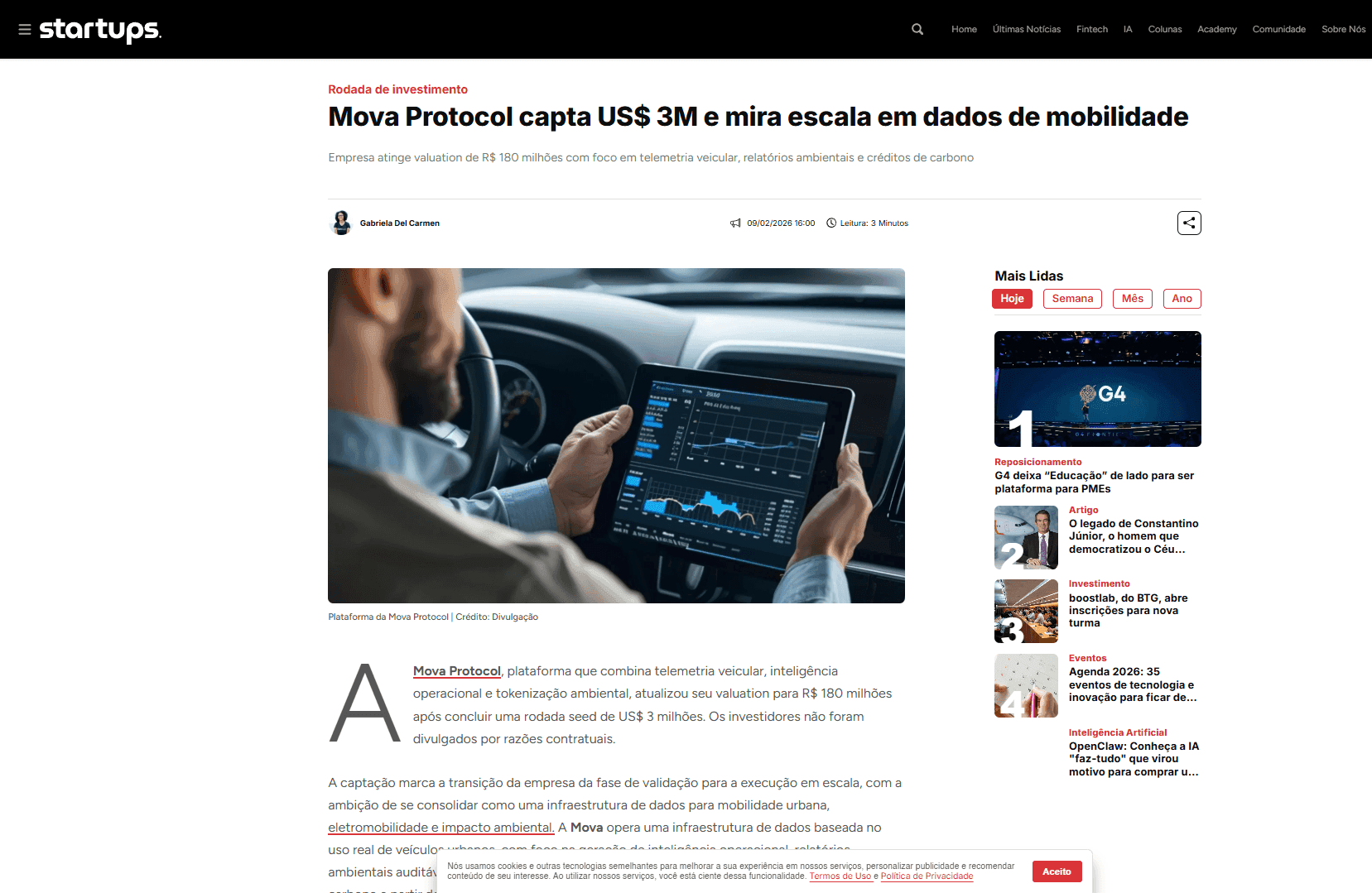 Mova no Startups